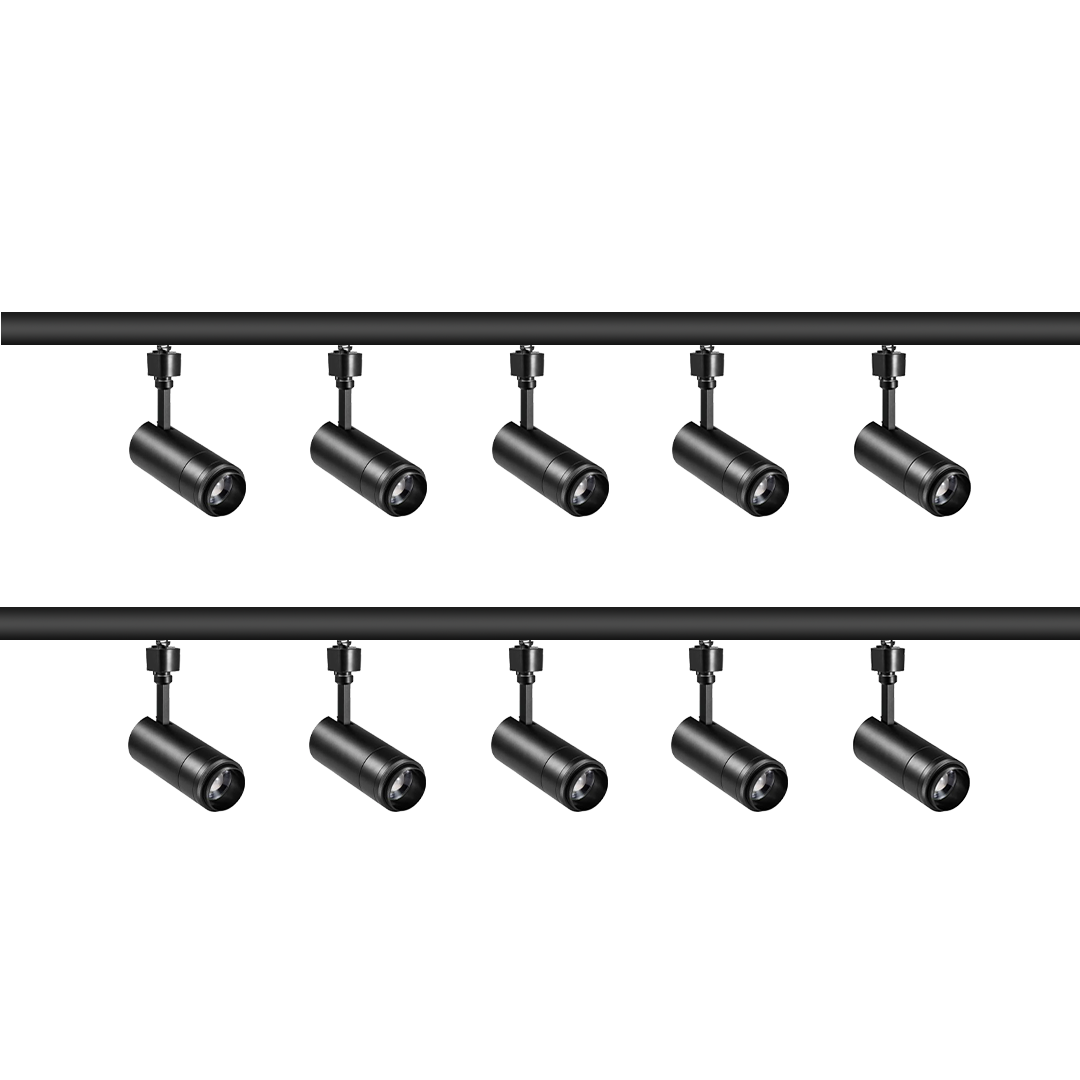 Luminous Series - Track Light with Adjustable Beam Control 15-60 Degrees - 15W, 120V, 3-Wire US Standard, 1350 Lumens, 4000K and Track Dimmable