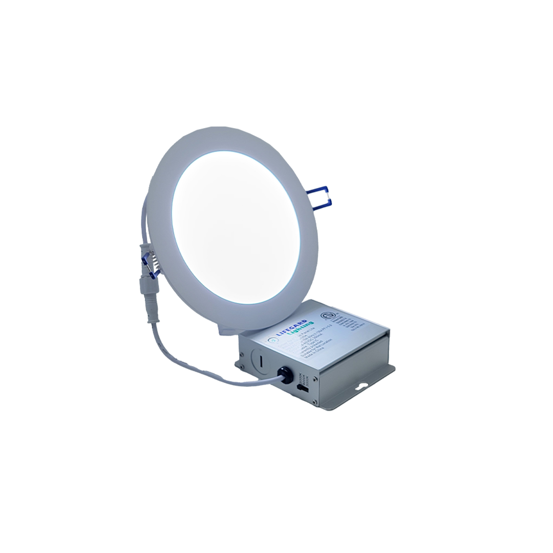 "3'' ROUND Down LED Lights Volt (V):100-130V Watt (W):9W CCT:3000K-4000K-5000K DIMMABLE Lumen (Lm):550 B.A:120° Avg.Life (hrs):30000 CRI:>80 Ceiling Cut-out (mm):D90"