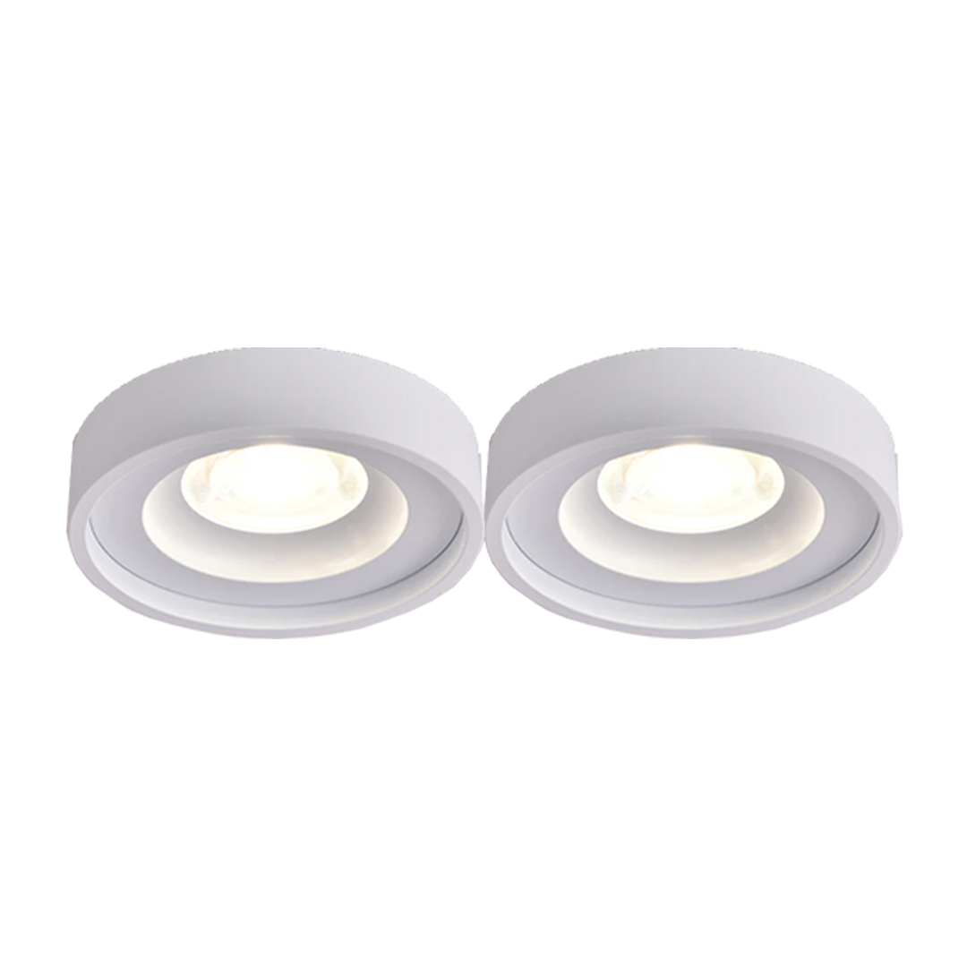 Up/Down Series - Round 6W Fixed Mount - Built-in LED - Turn on Up, Down or Both with One Control, 6W/4000K Down Light, 3W/ 3000K Up Light