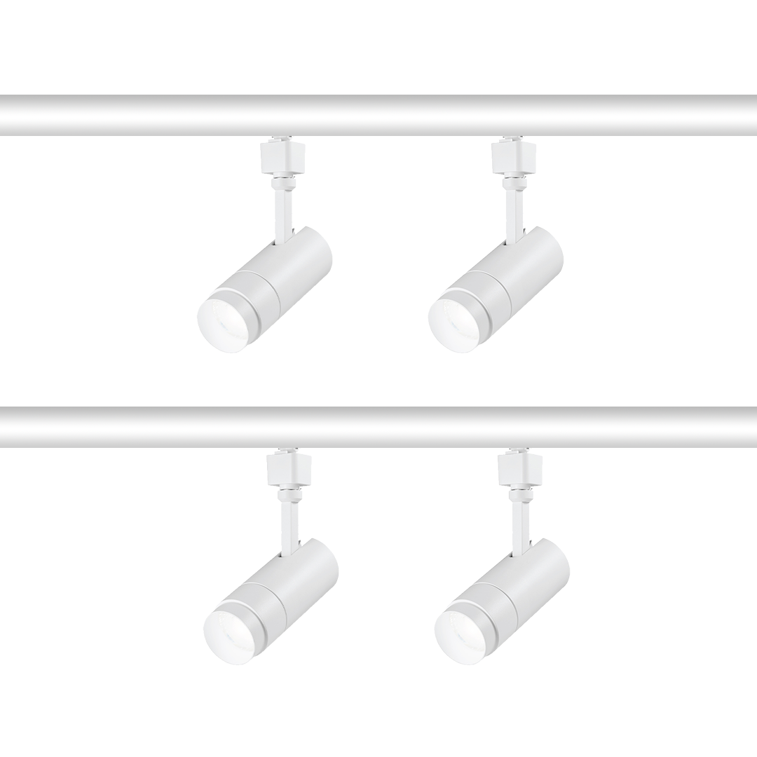 Brilliance Series - Track Light 30W, 100-277V, 3-Wire US Standard, 3700 Lumens, 4000K and Track Dimmable WHITE