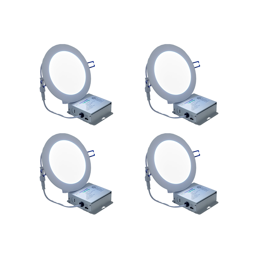 "3'' ROUND Down LED Lights Volt (V):100-130V Watt (W):9W CCT:3000K-4000K-5000K  DIMMABLE Lumen (Lm):550 B.A:120° Avg.Life (hrs):30000 CRI:>80 Ceiling Cut-out (mm):D90"