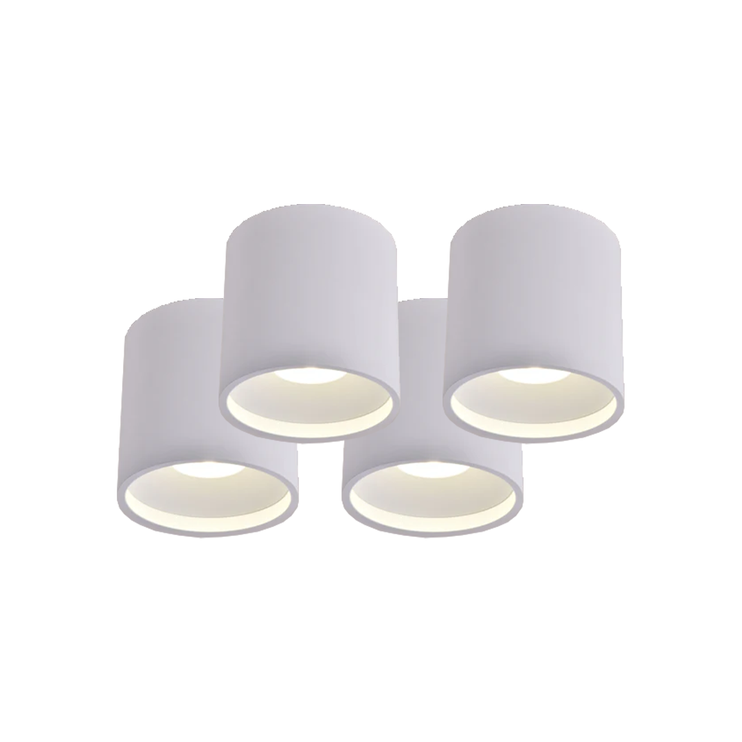 Up/Down Series - Round 12W Fixed Mount - Built-in LED - Turn on Up, Down or Both with One Control, 12W/4000K Down Light, 4W/ 3000K Up Light