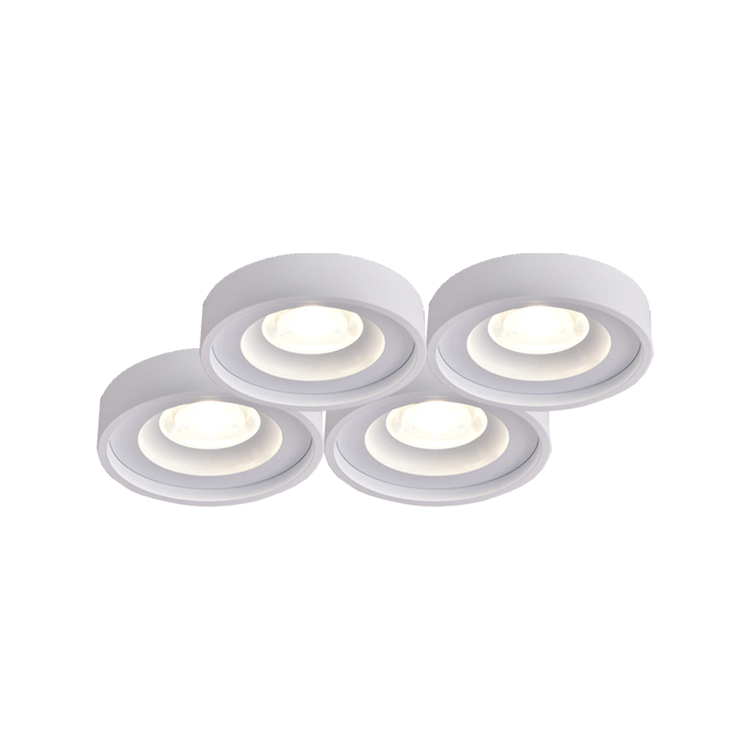 Up/Down Series - Round 6W Fixed Mount - Built-in LED - Turn on Up, Down or Both with One Control, 6W/4000K Down Light, 3W/ 3000K Up Light