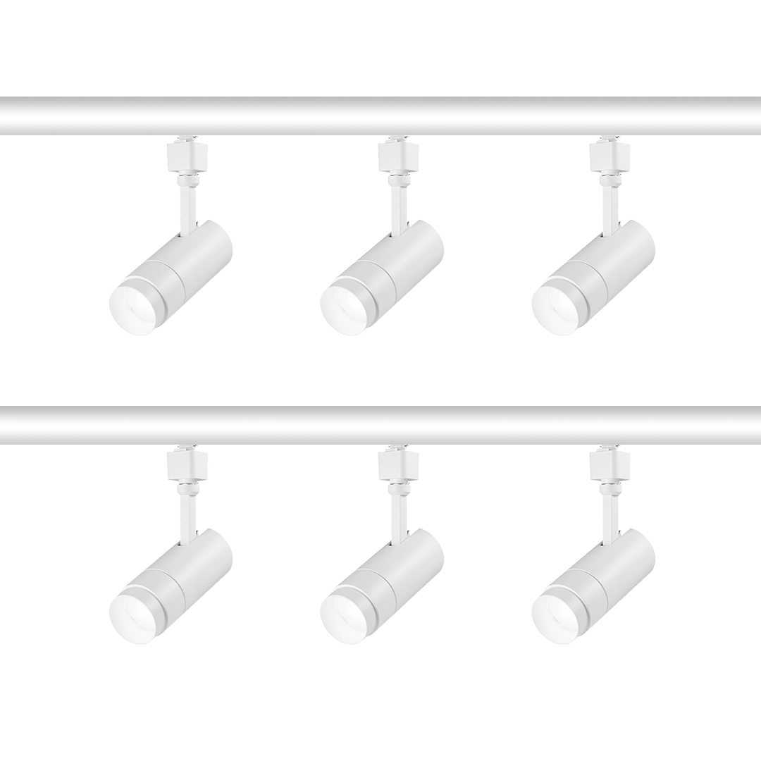 Brilliance Series - Track Light 15W, 100-277V, 3-Wire US Standard, 1350  Lumens, 4000K and Track Dimmable WHITE