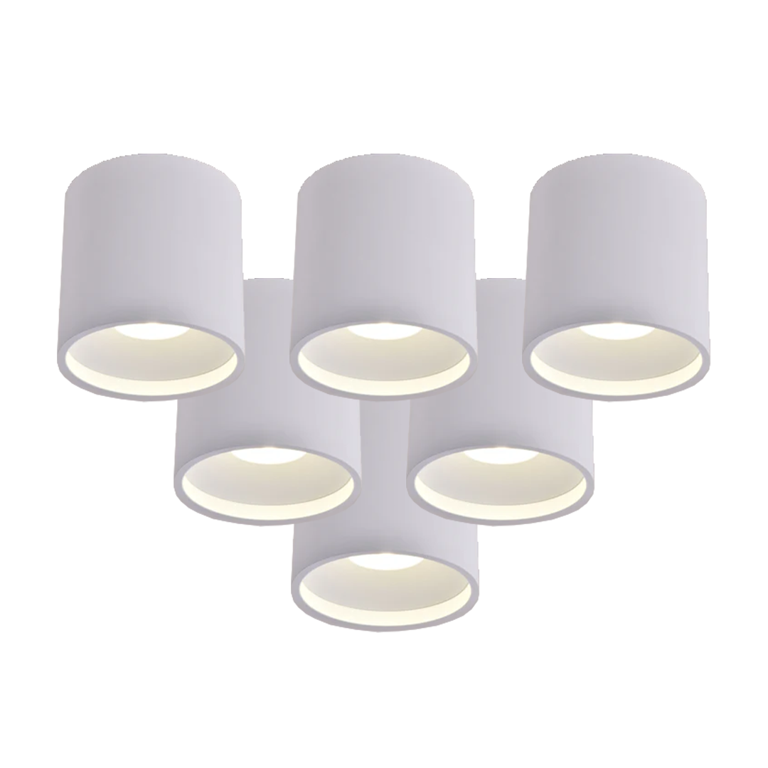 Up/Down Series - Round 12W Fixed Mount - Built-in LED - Turn on Up, Down or Both with One Control, 12W/4000K Down Light, 4W/ 3000K Up Light