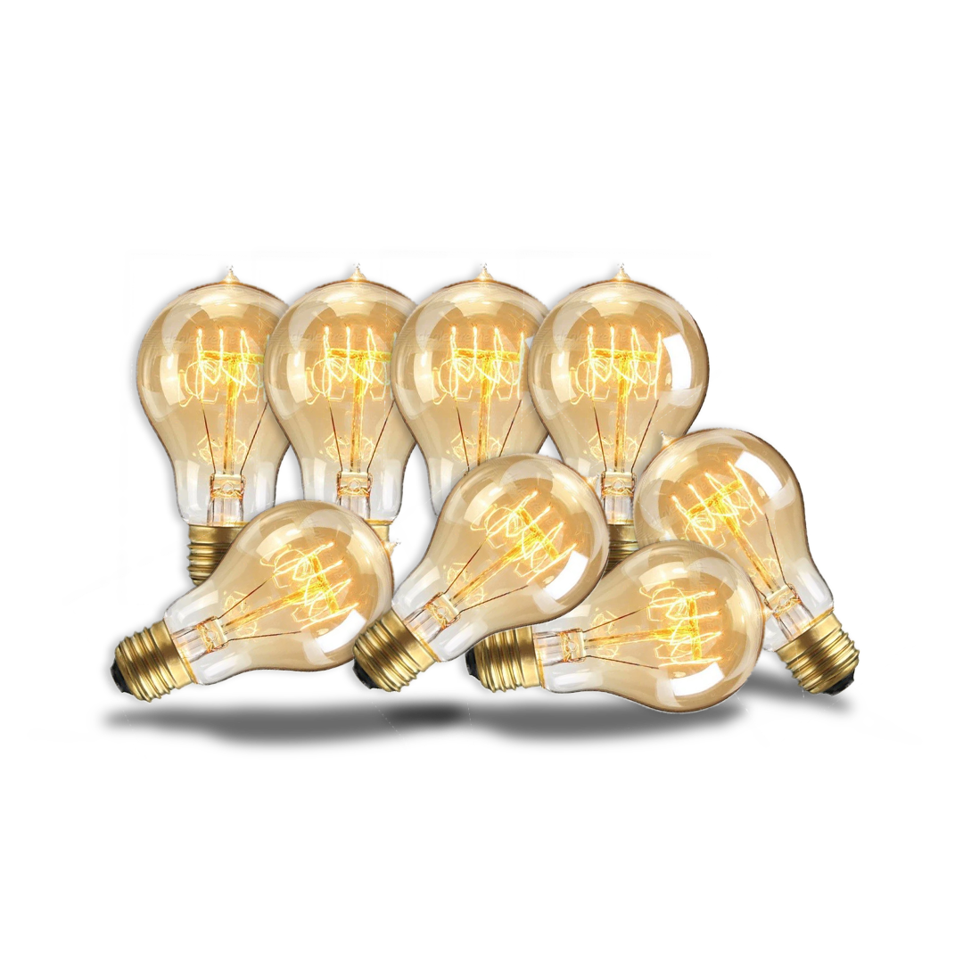 4W A19 LED Filament Bulb – Dimmable, Warm Glow, 210 Lumens