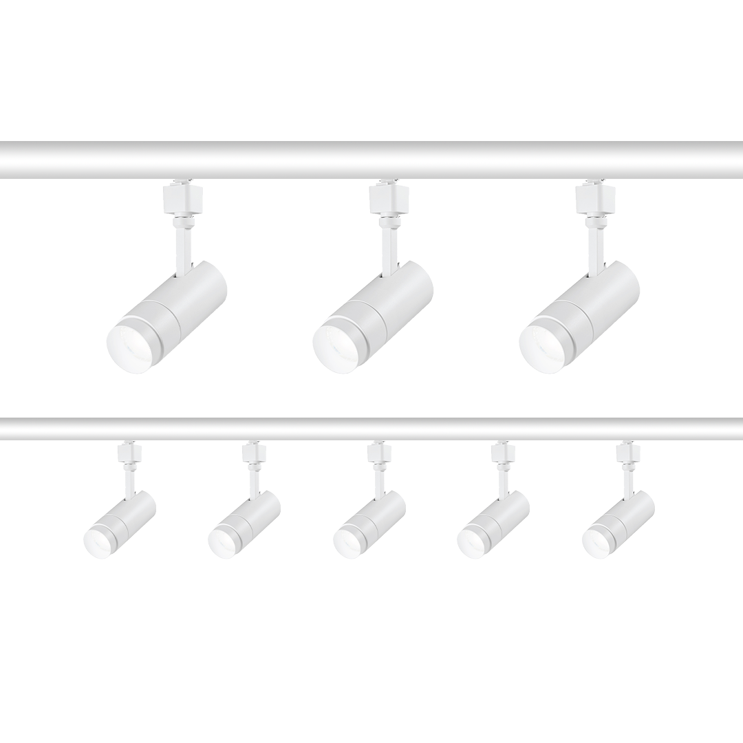 Brilliance Series - Track Light 15W, 100-277V, 3-Wire US Standard, 1350  Lumens, 4000K and Track Dimmable WHITE