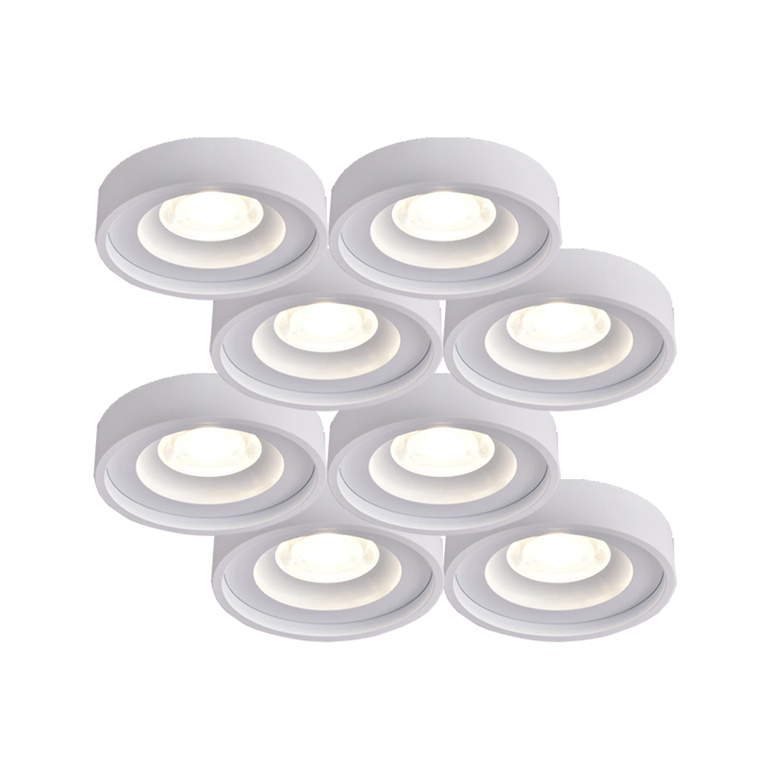 Up/Down Series - Round 6W Fixed Mount - Built-in LED - Turn on Up, Down or Both with One Control, 6W/4000K Down Light, 3W/ 3000K Up Light