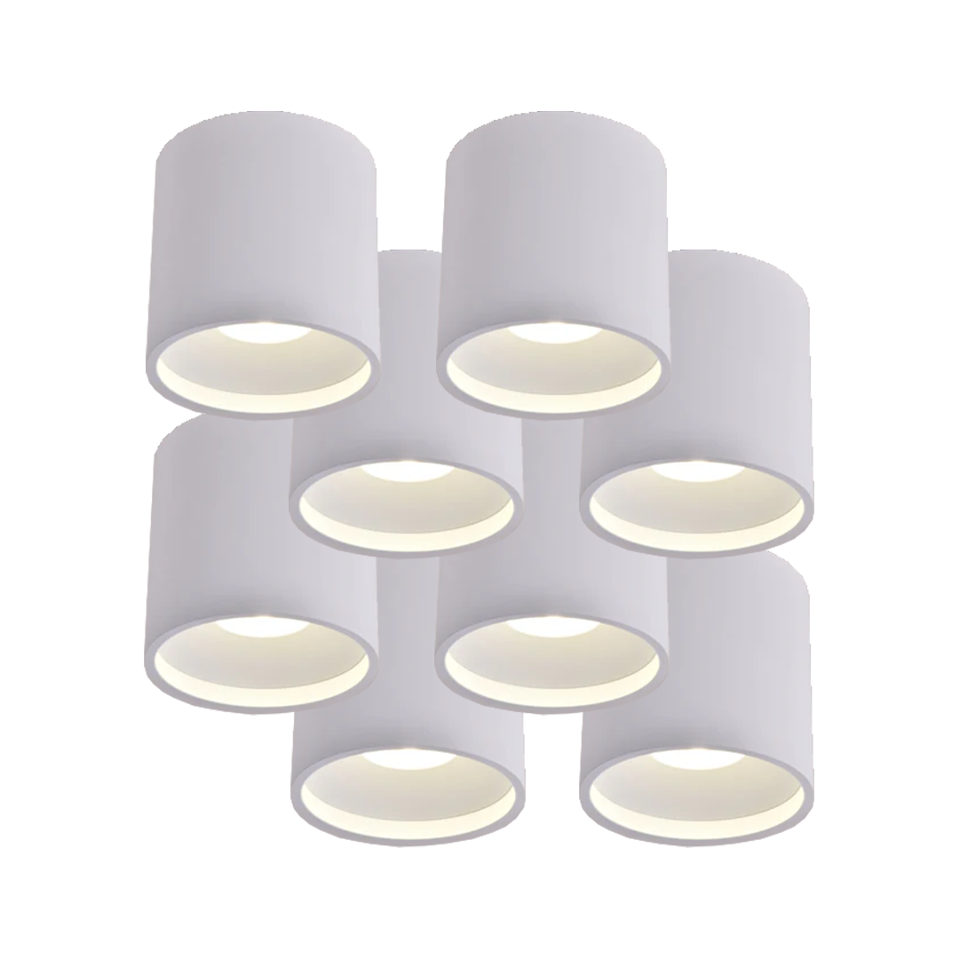 Up/Down Series - Round 12W Fixed Mount - Built-in LED - Turn on Up, Down or Both with One Control, 12W/4000K Down Light, 4W/ 3000K Up Light