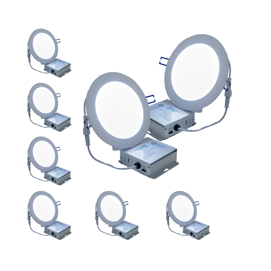 "3'' ROUND Down LED Lights Volt (V):100-130V Watt (W):9W CCT:3000K-4000K-5000K  DIMMABLE Lumen (Lm):550 B.A:120° Avg.Life (hrs):30000 CRI:>80 Ceiling Cut-out (mm):D90"