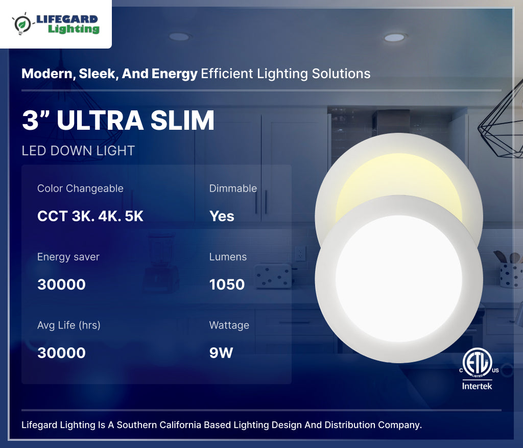 3'' ROUND Dimmable LED Recessed Light