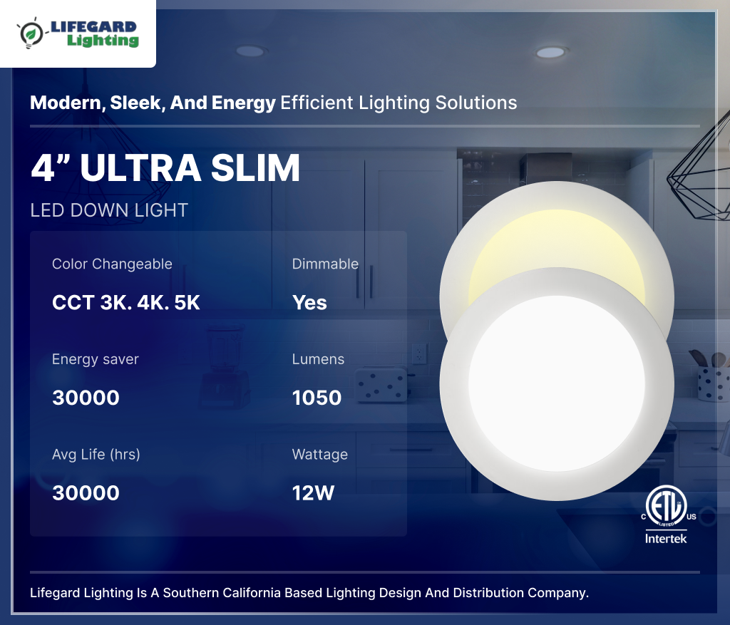 4'' ROUND Dimmable LED Recessed Light