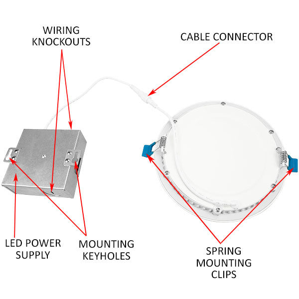 4'' ROUND Dimmable LED Recessed Light