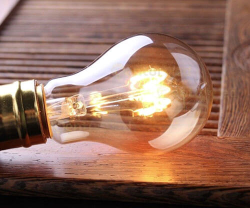 A19 Dimmable Vintage Spiral LED Filament Lights Bulb Amber Glass LED, 25W Equivalent,Warm White 2200K, E26 Base 210 Lumans