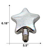 LED E26/E27 4W 125 STAR Shaped 3D Bulb 2200K