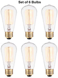 ST64 HAIRPIN STYLE CLEAR Incandescent Filament Light Bulb 2200K D:64MM L:146MM