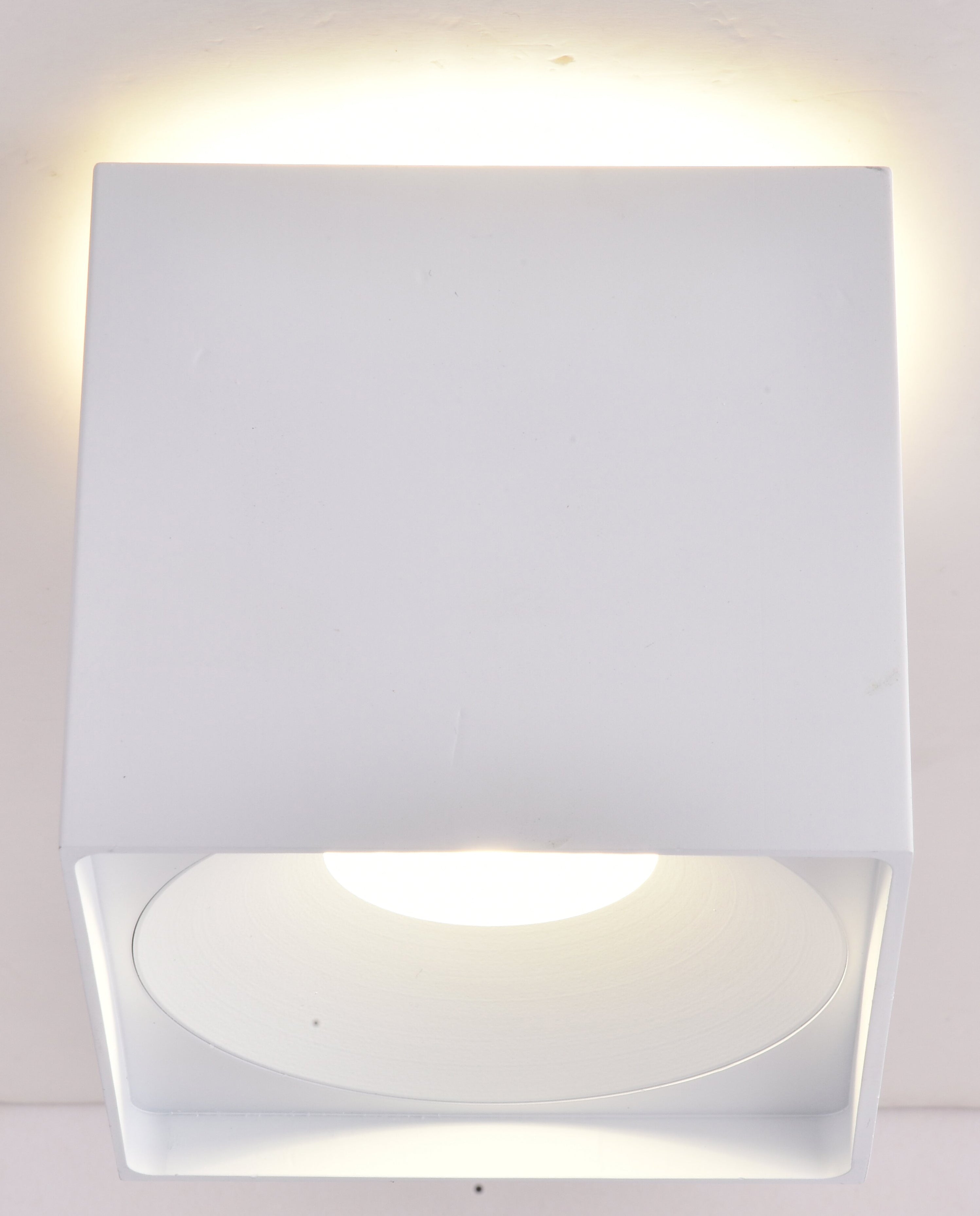 Up/Down Series - Square 12W Fixed Mount - Built-in LED - Turn on Up, Down or Both with One Control